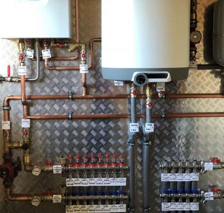 Система отопления (Газовый котел Vaillant 24 кВт и бойлер на Drazice на 160 литров)