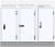 Дверной блок для холодильной камеры Профхолод распашная одностворчатая дверь 1200x2100 (80мм)